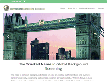 Tablet Screenshot of intlscreening.com